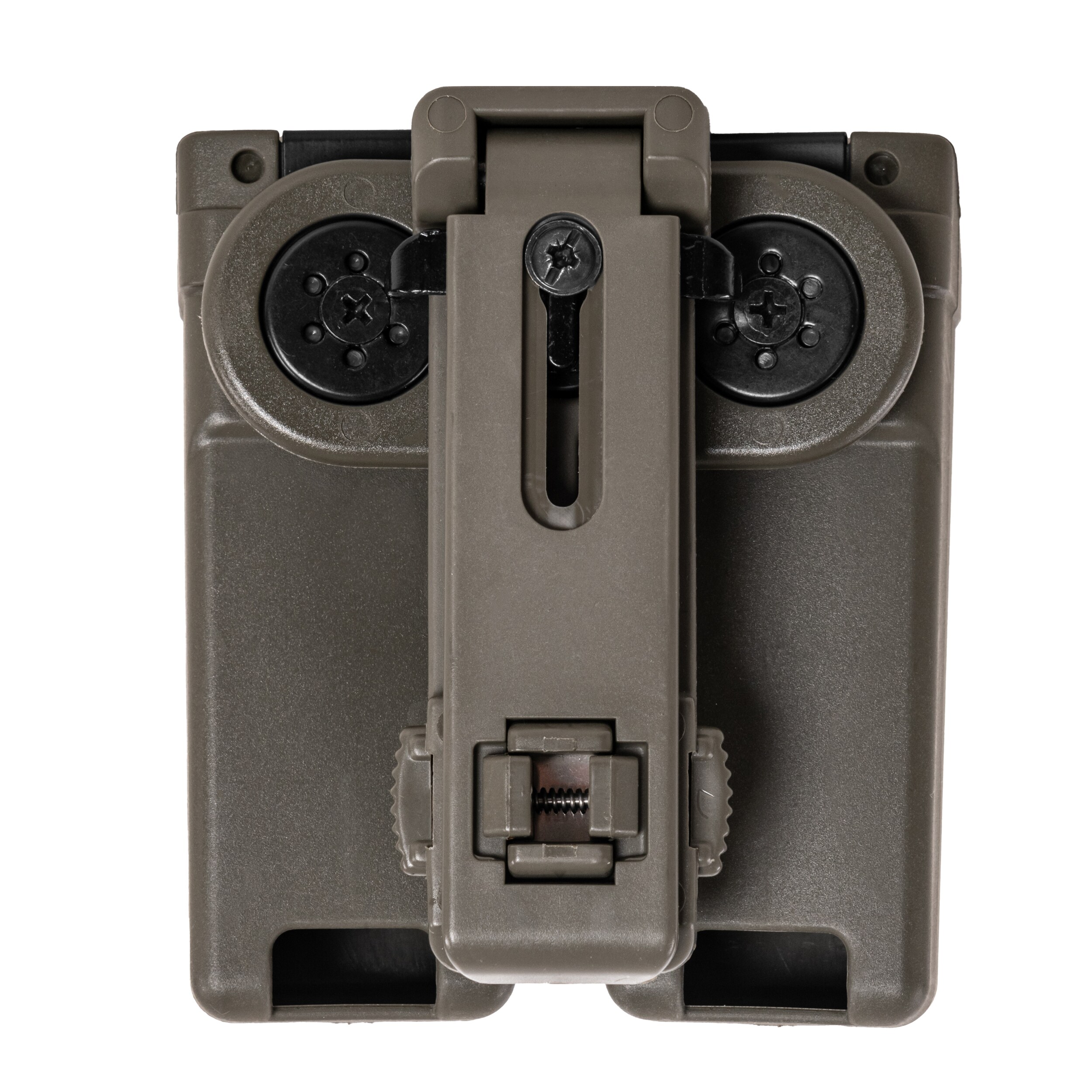Pochette chargeur double ESP avec fixation UBC-02 Clip pour chargeurs MP5/UZI/SA VZ.61 - Olive Drab