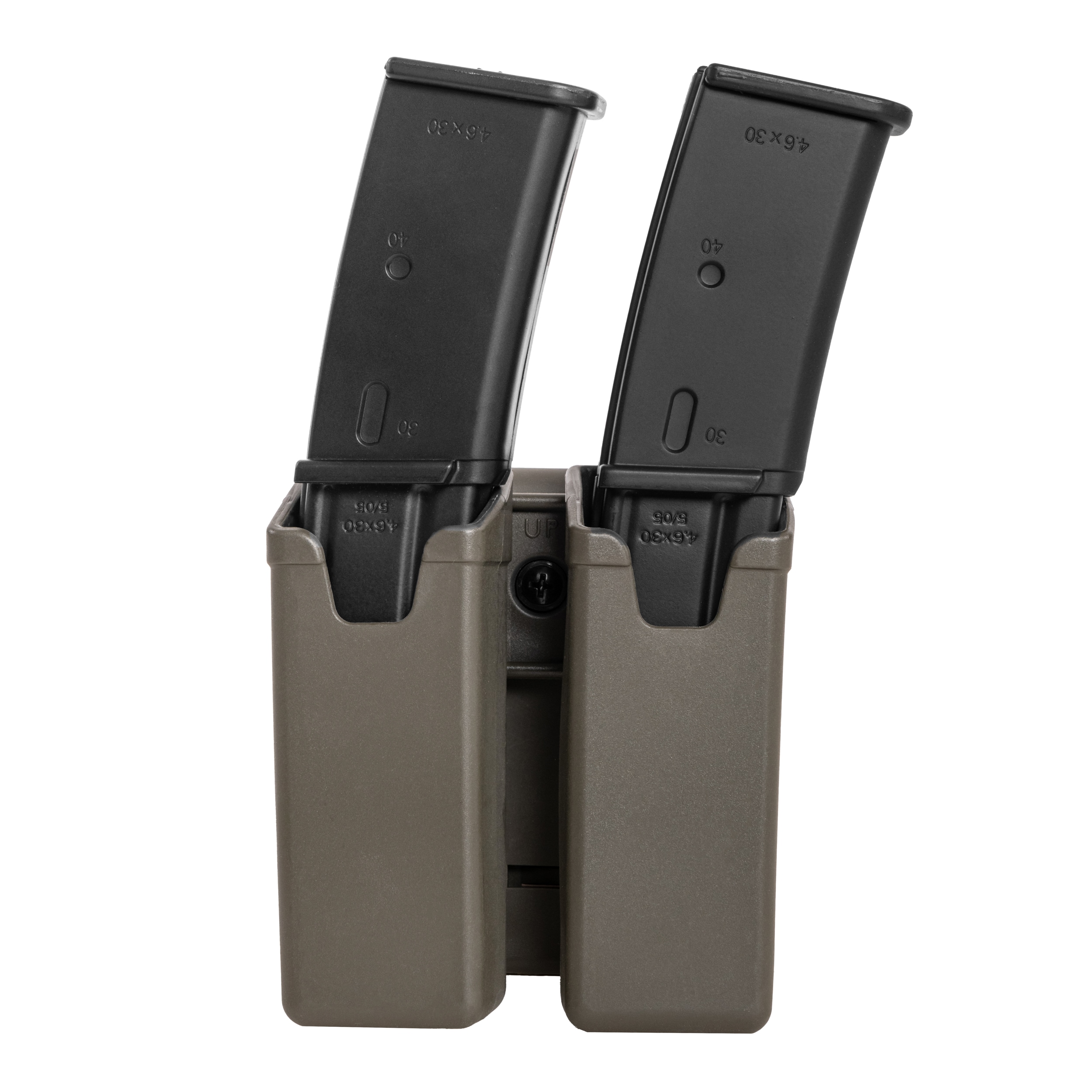 Pochette chargeur double ESP avec fixation UBC-02 Clip pour chargeurs MP5/UZI/SA VZ.61 - Olive Drab