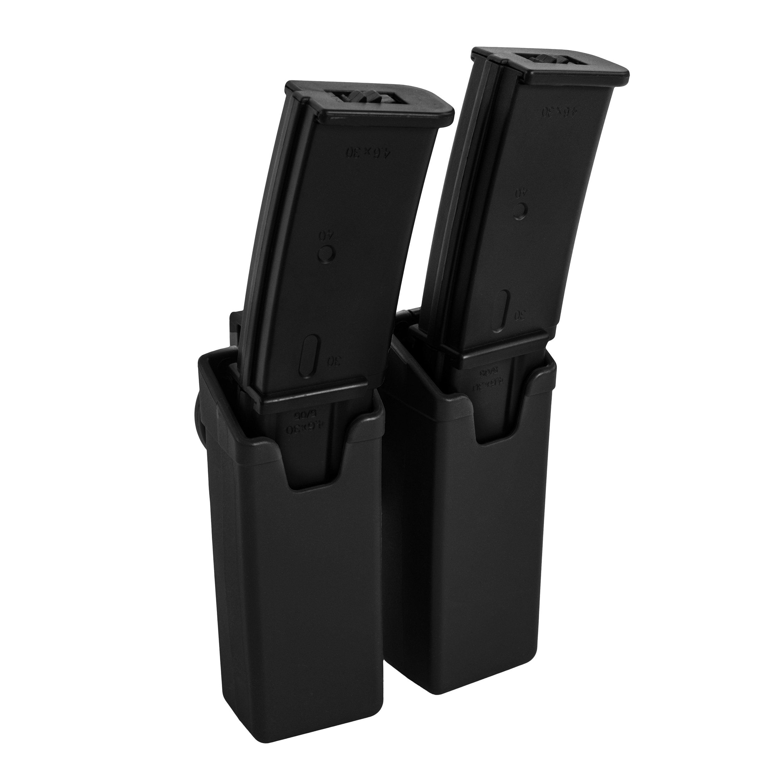 Pochette chargeur double ESP avec fixation UBC-03 Clip pour chargeurs moyens - Noir