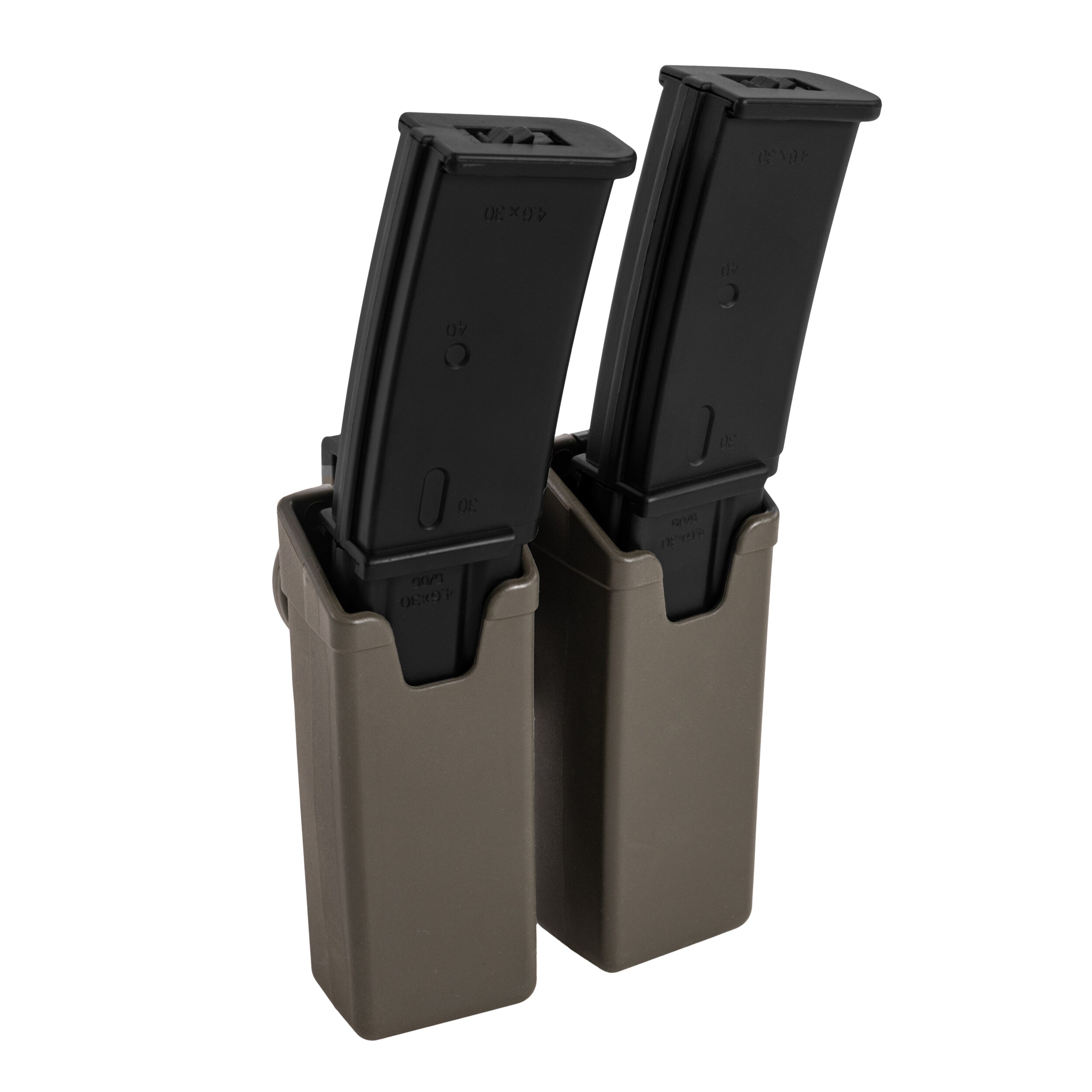 Double pochette chargeur ESP avec montage UBC-03 Clip pour chargeurs MP5/UZI/SA VZ.61 - Olive Drab