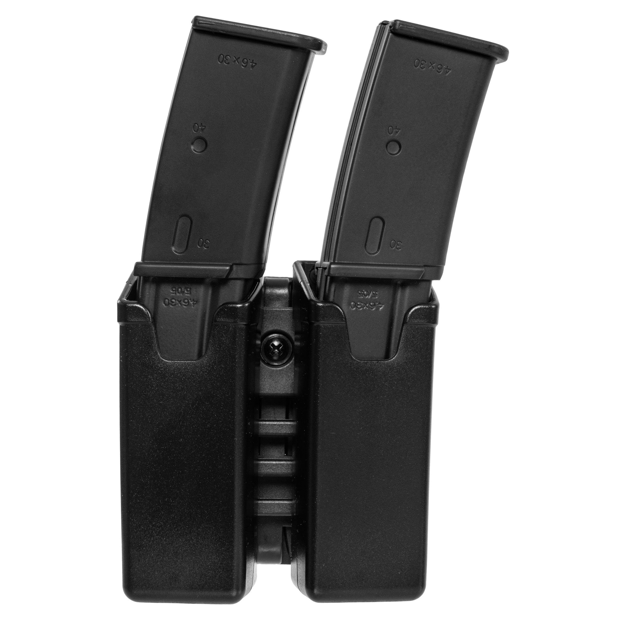 Pochette chargeur double rotatif ESP avec montage UBC-04-2 pour chargeurs de taille moyenne - Noir