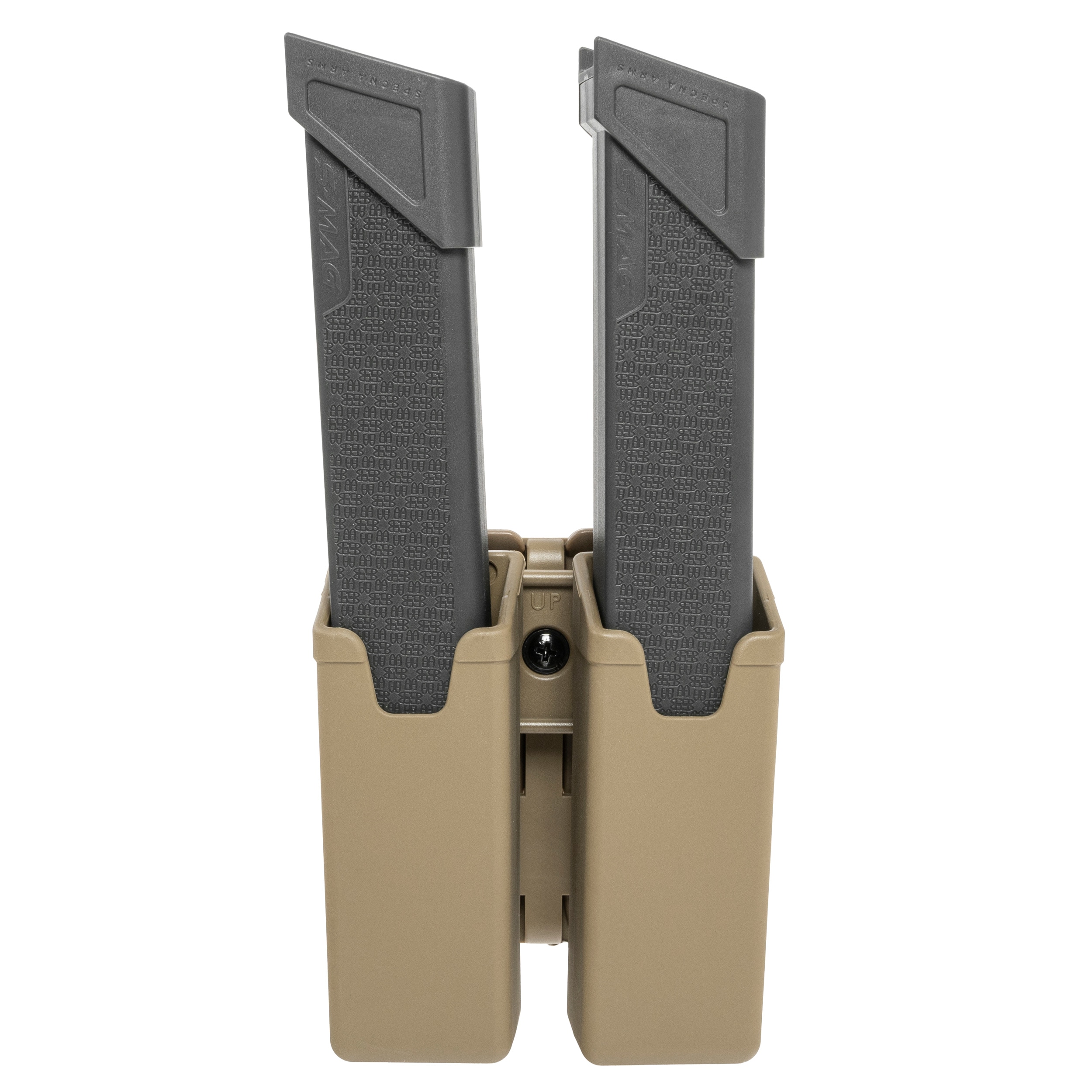 Pochette chargeur double rotatif ESP avec montage UBC-04-2 pour chargeurs de taille moyenne - Kaki