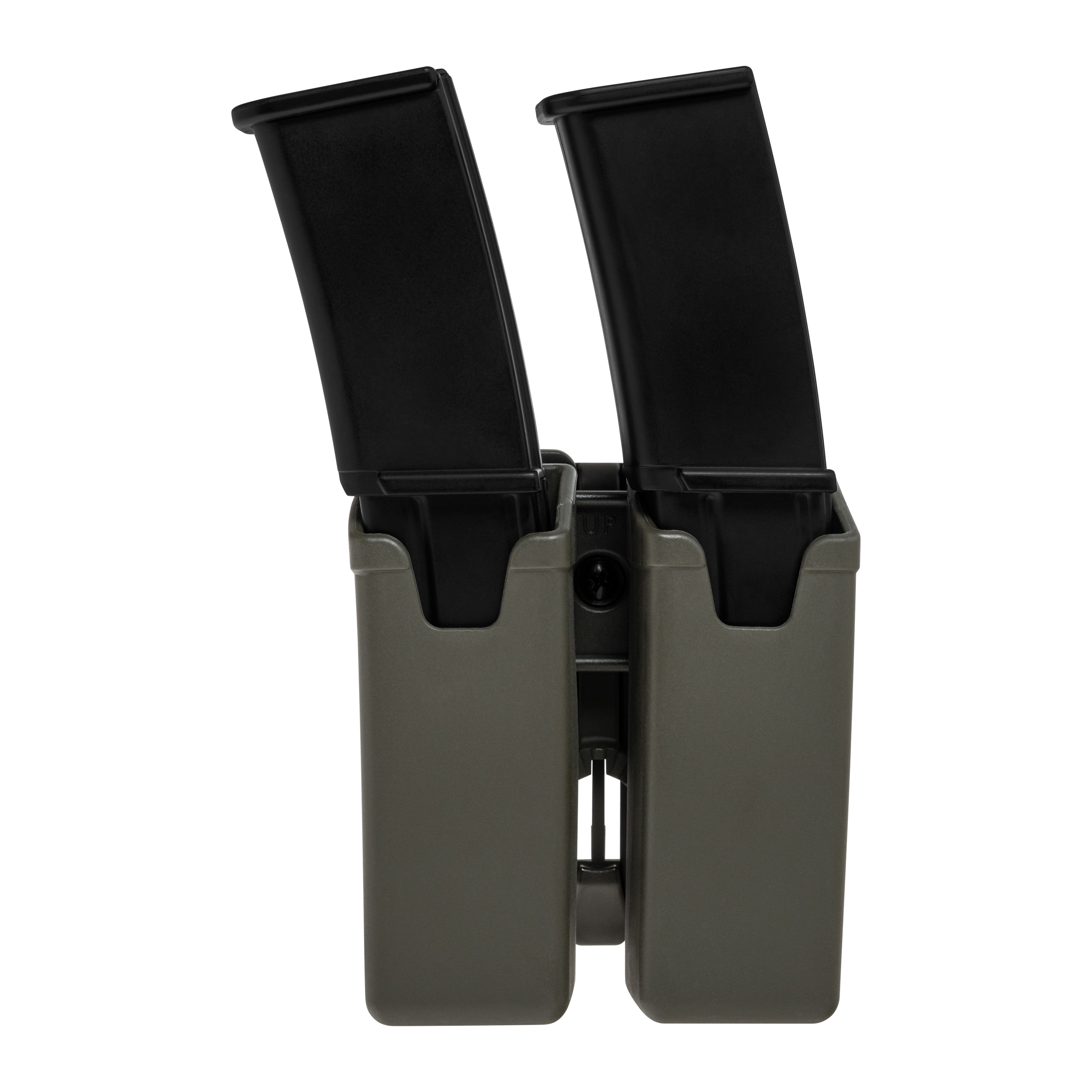 Double pochette rotative avec montage UBC-07 Clip pour chargeurs MP5/UZI ESP - Olive Drab