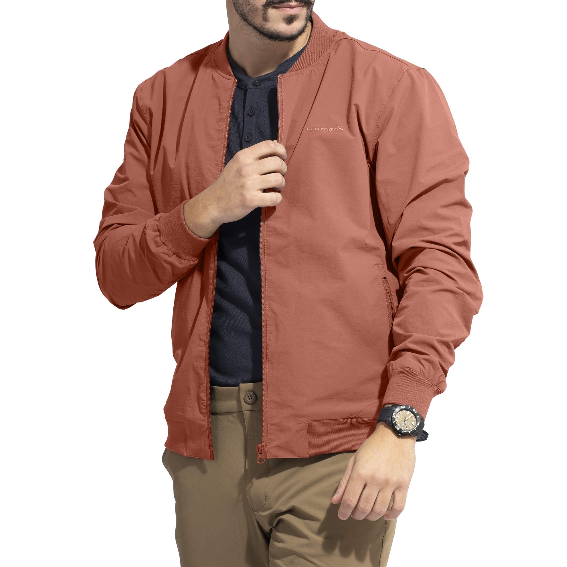 Veste M.A.P1 Flight Jacket Pentagon - Maroon Red