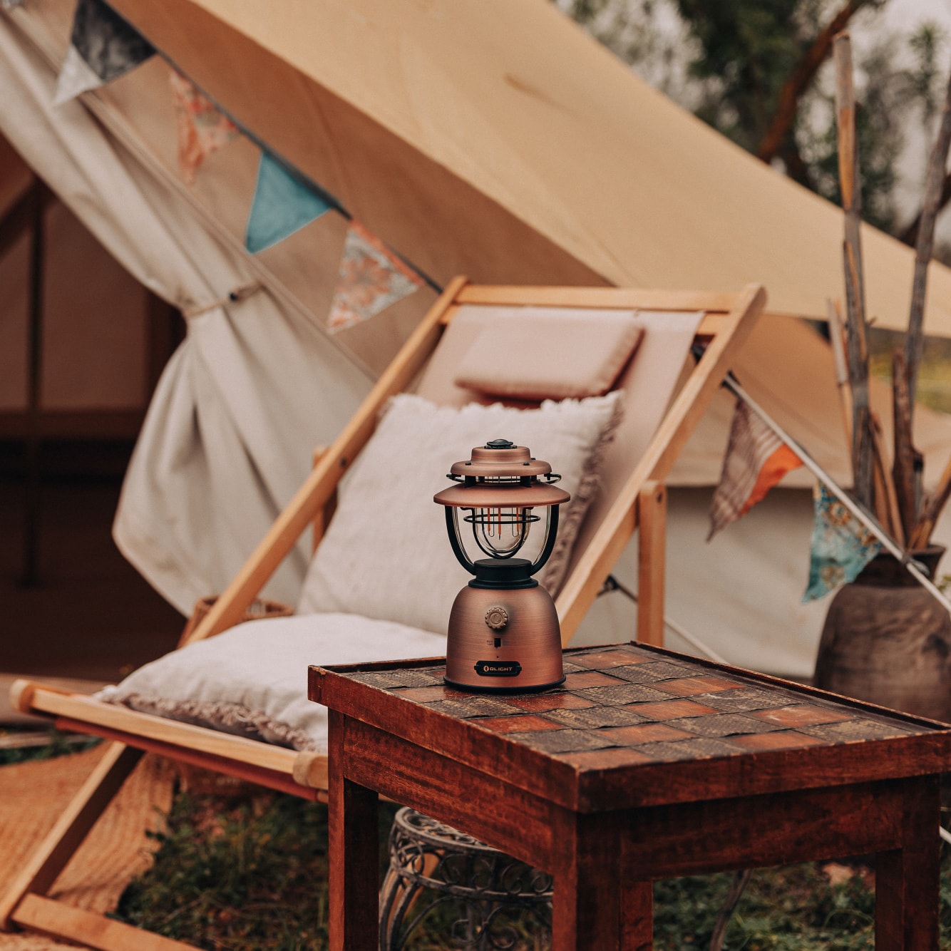 Lampe de camping Olantern Stretch Vintage Copper 500 lumens Olight 