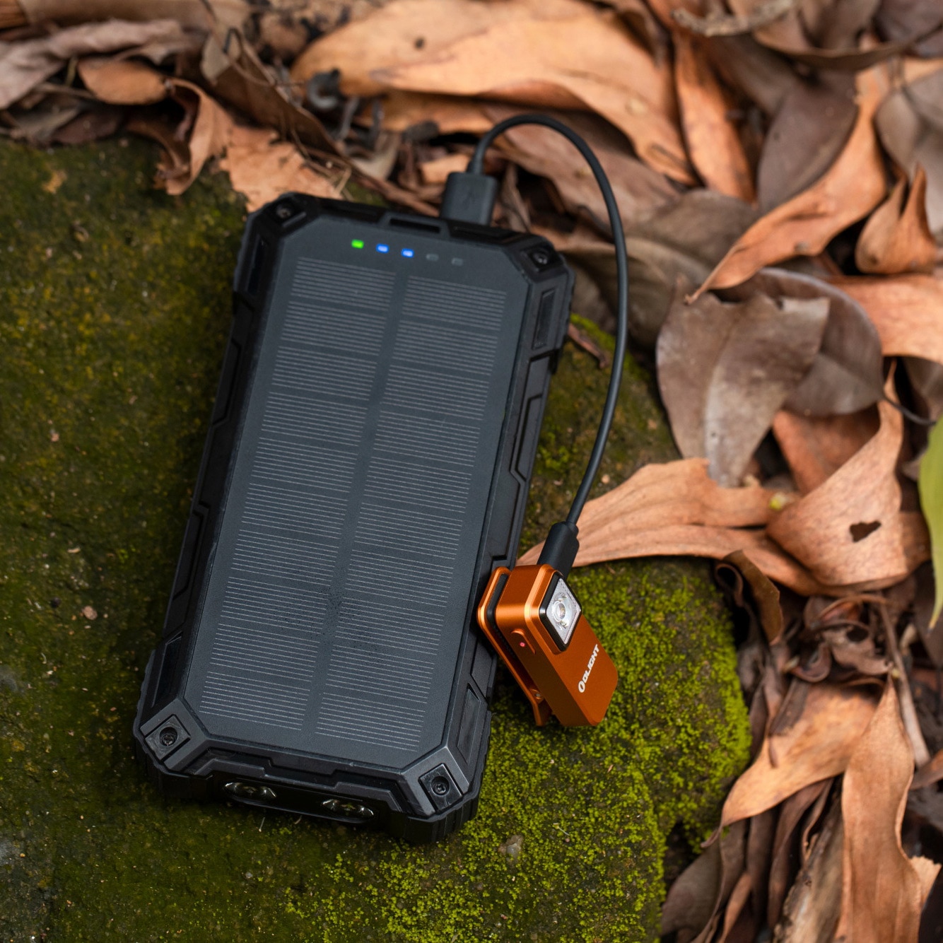 Lampe de poche rechargeable Oclip 300 lumens Olight - Orange