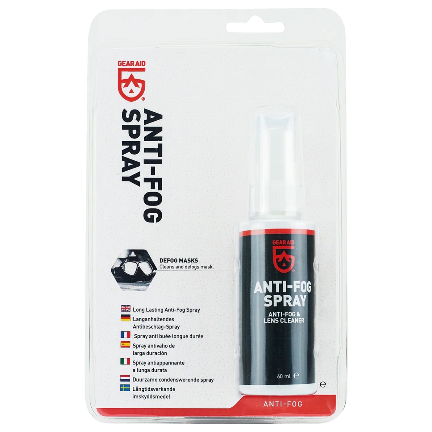 Spray pour l'optique 60 ml Anti-Fog 