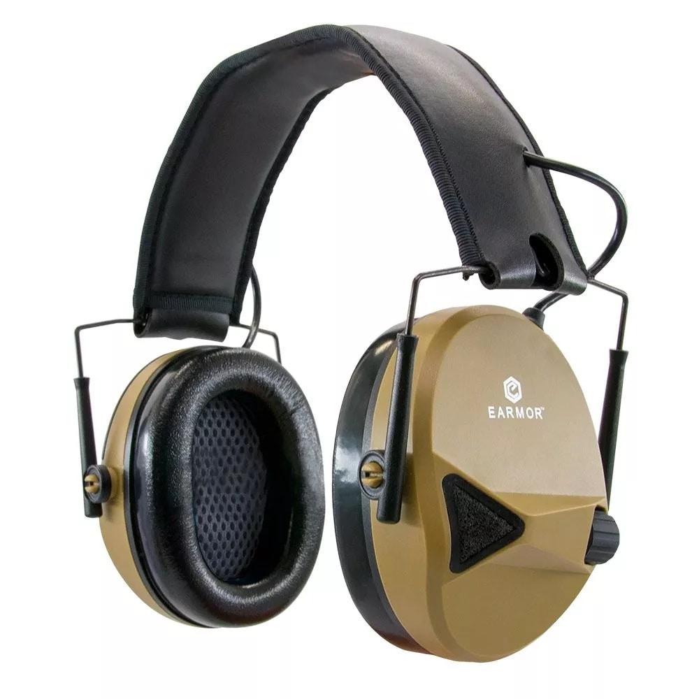 Protecteurs auditifs actifs M30 Earmor - Coyote Brown