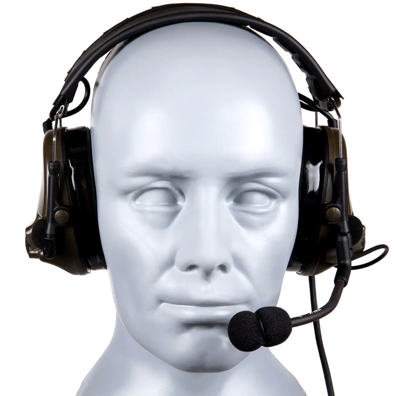 Protecteurs auditifs actifs avec microphone ComTac III Tac-Sky - Foliage Green