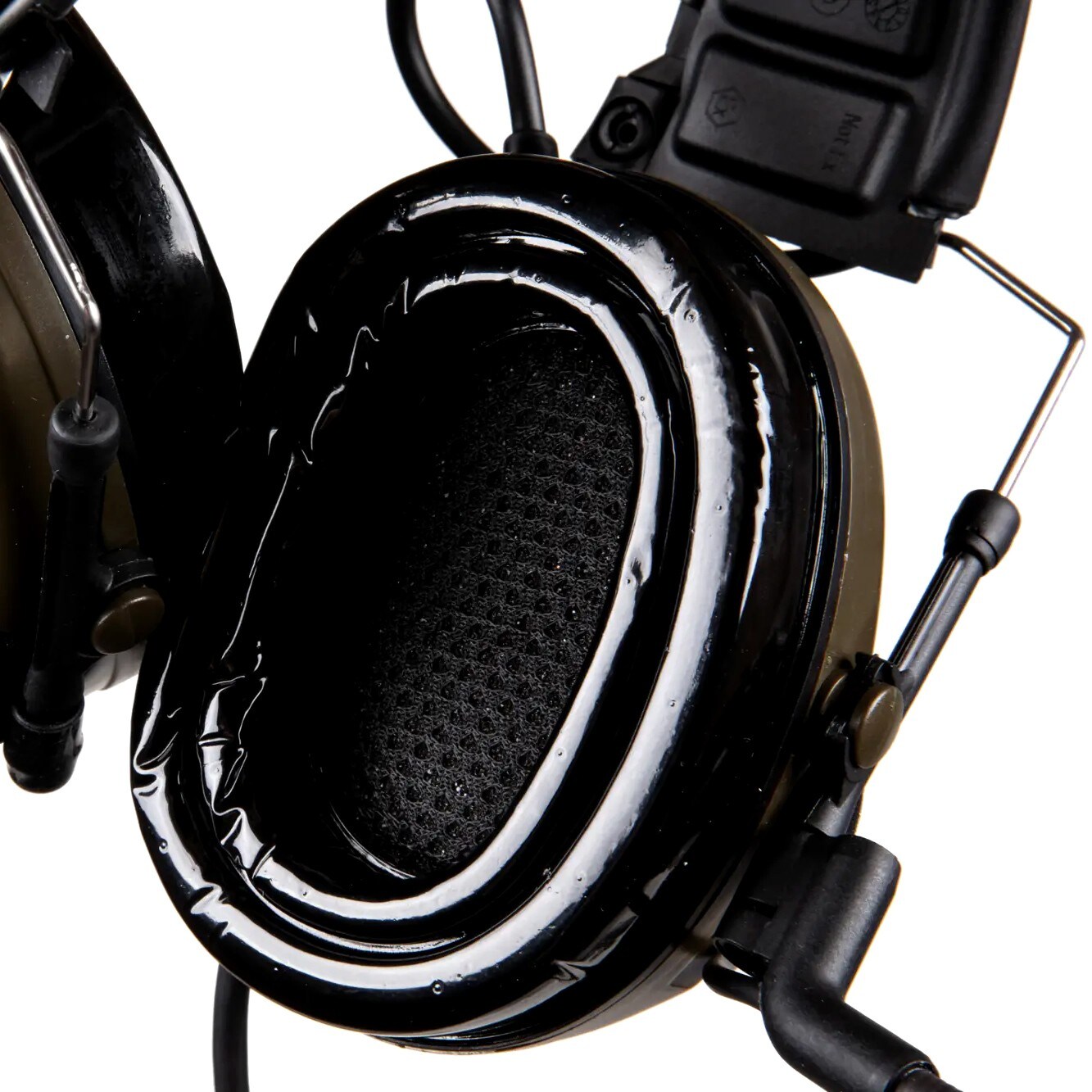 Protecteurs auditifs actifs avec microphone ComTac III Tac-Sky - Foliage Green