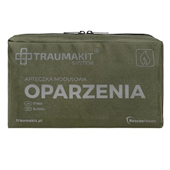 Trousse de premiers secours modulaire Trauma Kit O Brûlures Aed Max - Green