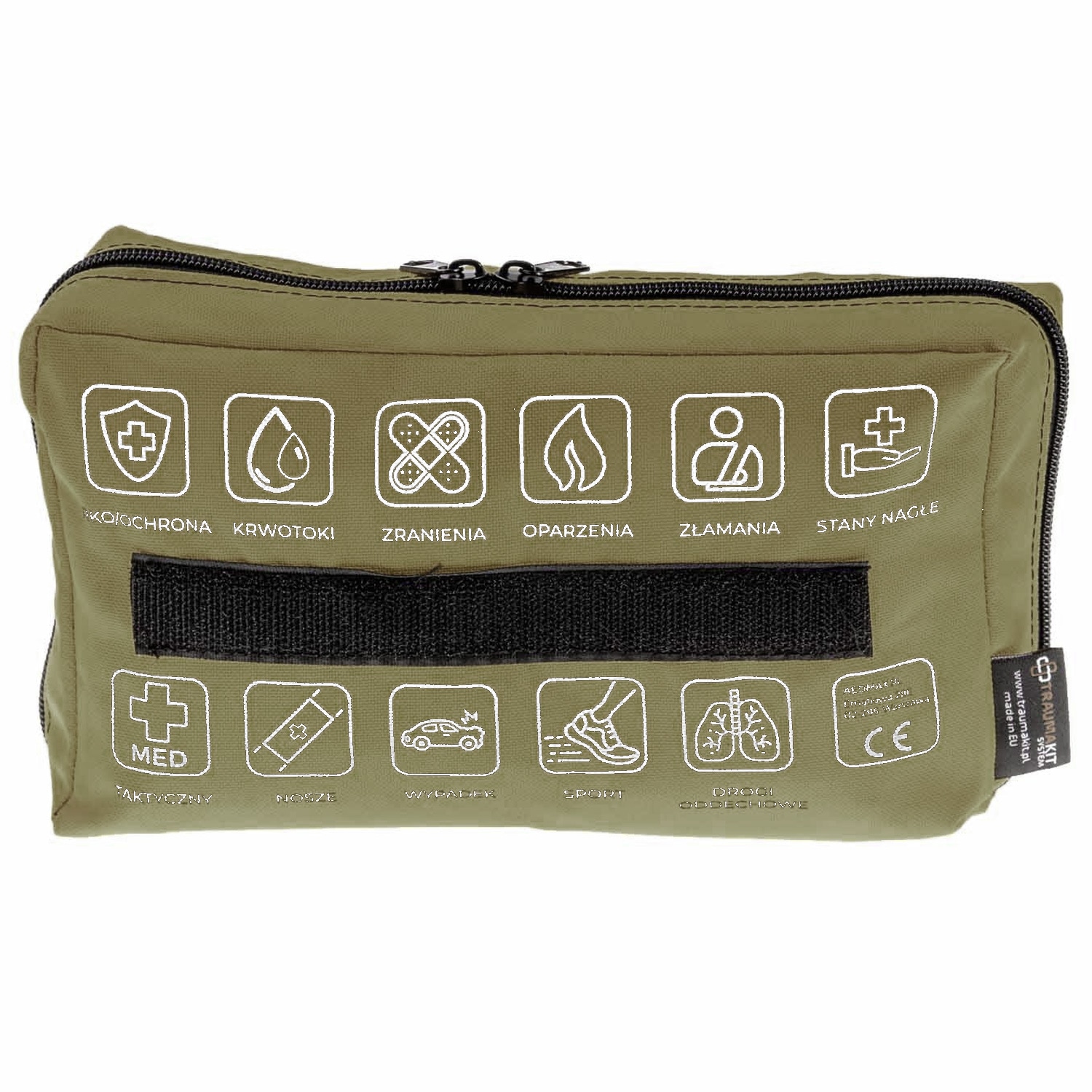 Trousse de premiers secours modulaire Trauma Kit O - Brûlures Burnshield AedMax - Green