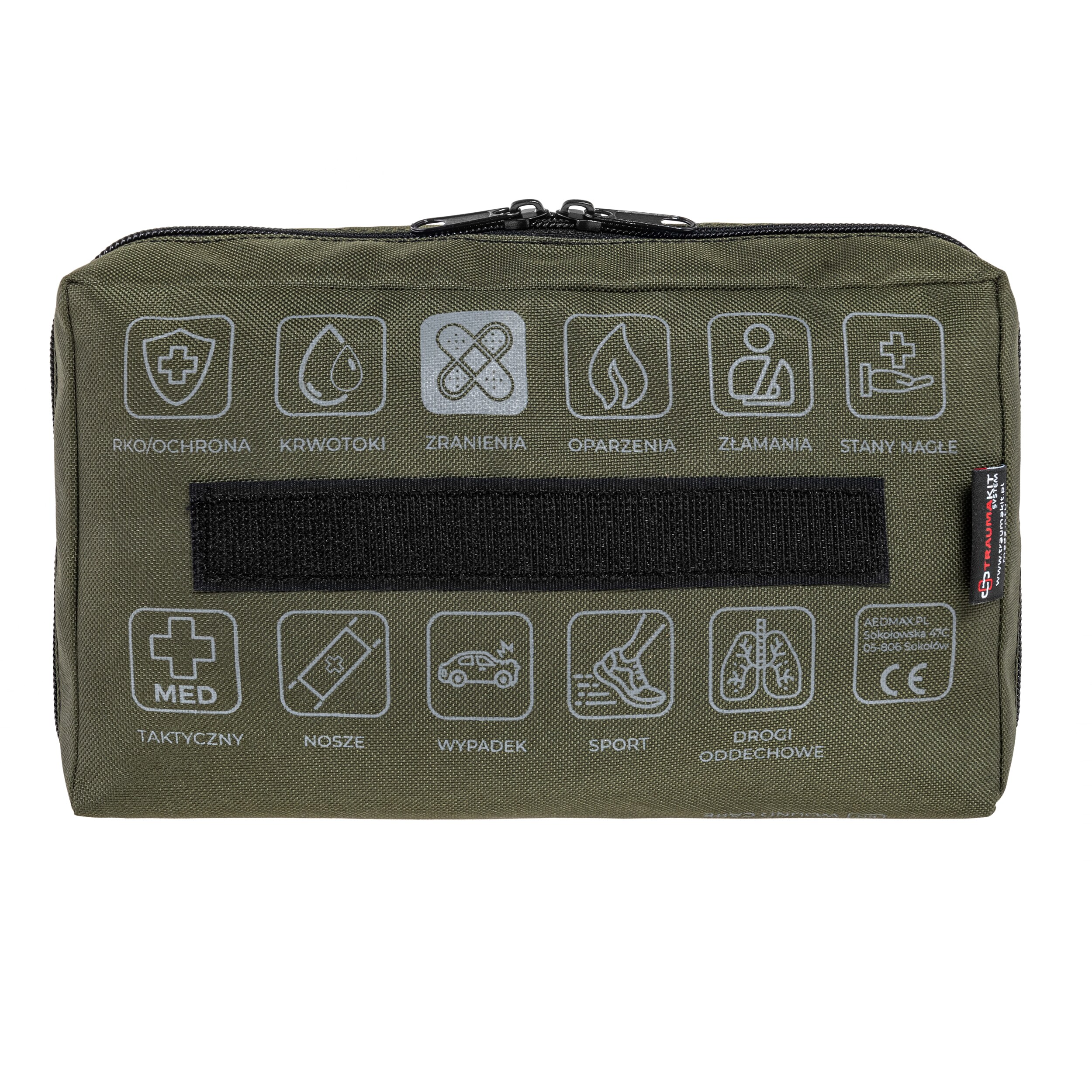 Trousse modulaire de premiers secours Blessures Trauma Kit R AedMax - Green 