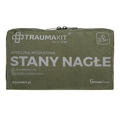 Trousse de premiers secours modulaire Situations d'urgence Trauma Kit S AedMax - Green
