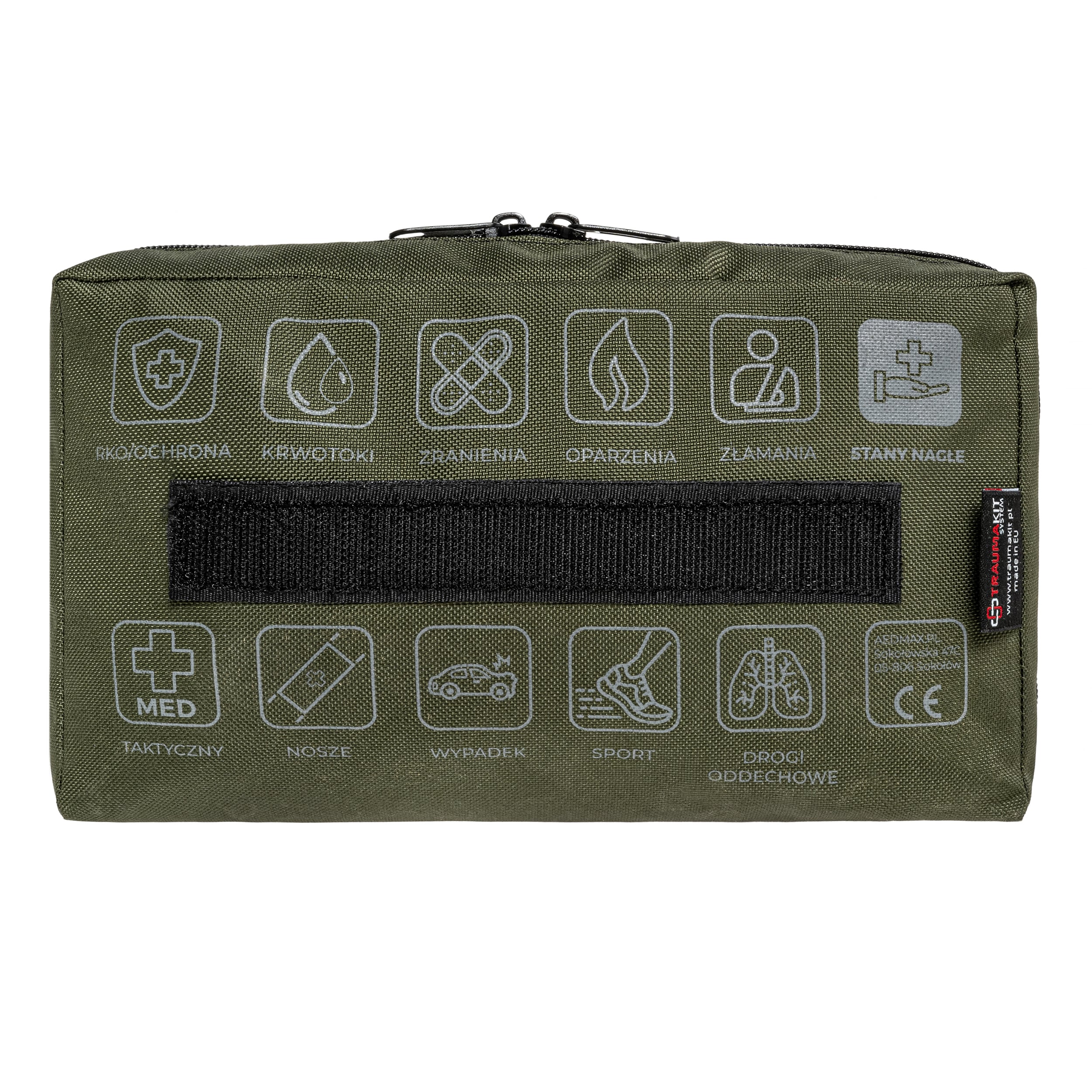 Trousse de premiers secours modulaire Situations d'urgence Trauma Kit S AedMax - Green