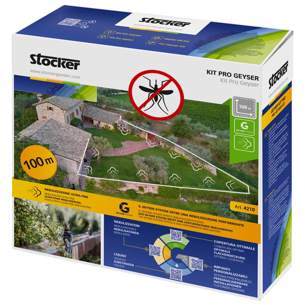 Kit Pro Geyser 100 m pour nébuliseurs geyser Stocker 