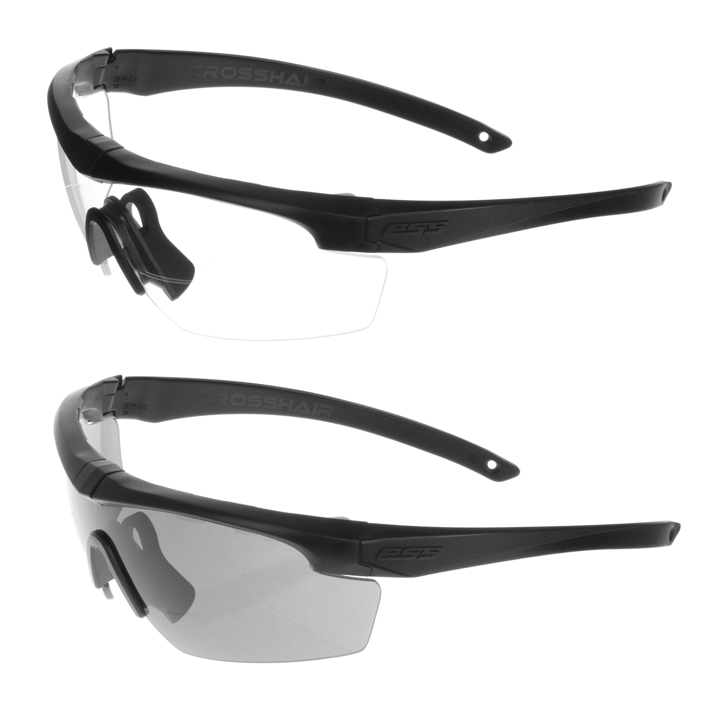 Lunettes tactique Crosshair 2x ESS - Clear/Smoke Gray