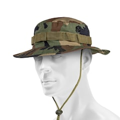 Chapeau US GI Bush Hat Boonie Rip-Stop MFH - Woodland