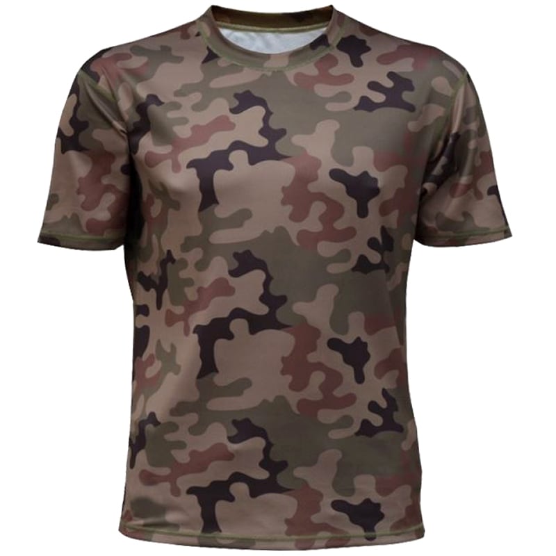 T-shirt thermique pour enfant Junior Haasta - wz.93 Pantera PL Woodland