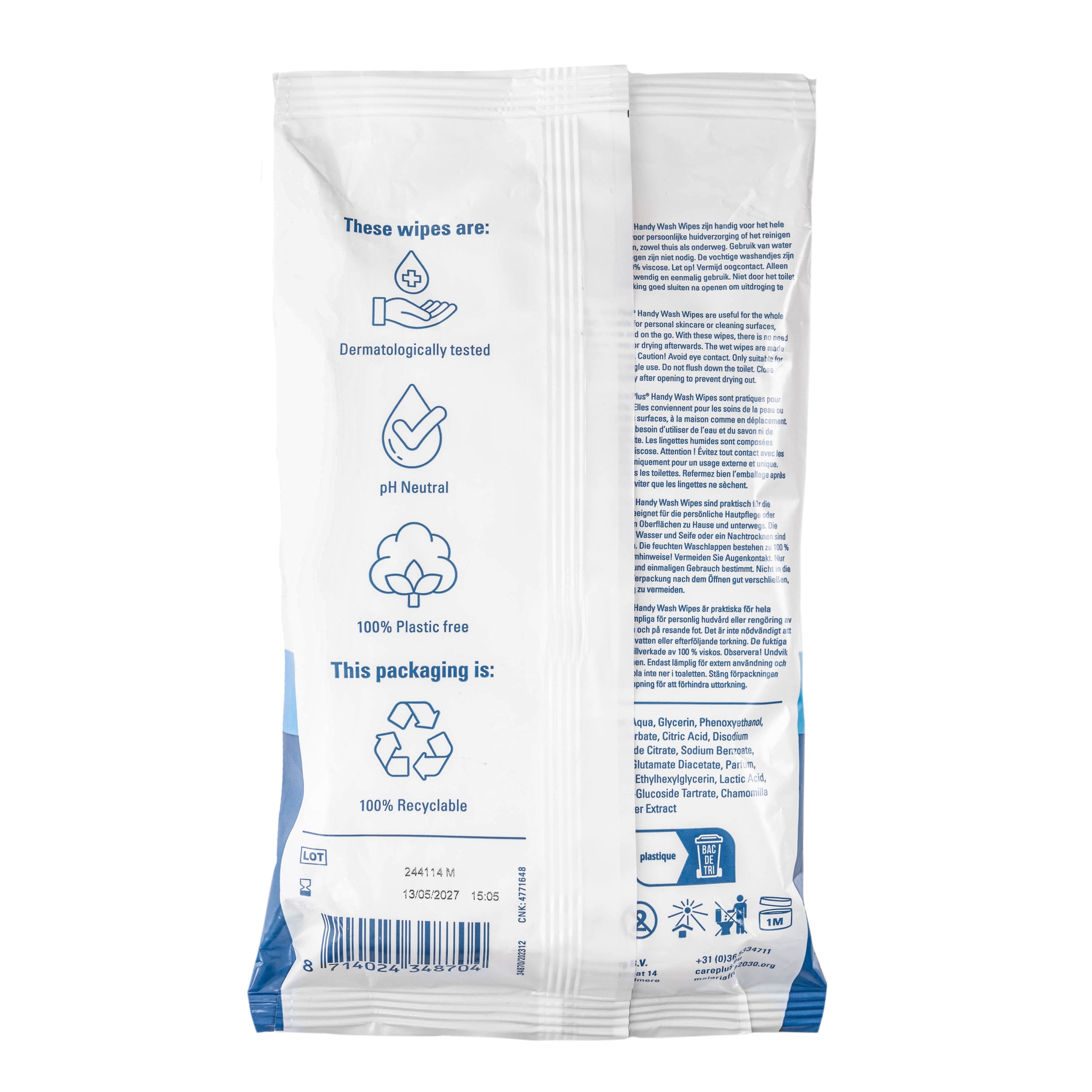 Gant de toilette Hygiene Handy Wash Wipes 10 pcs. Care Plus 