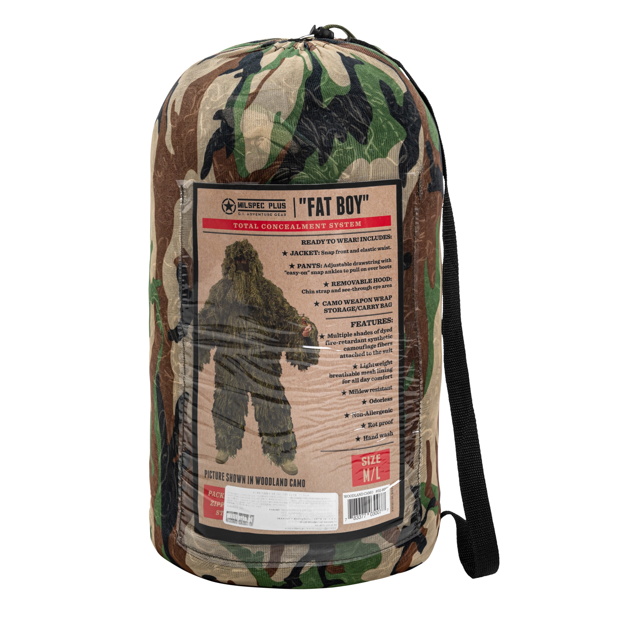 Costume de camouflage Fat Boy Camo Suit Voodoo Tactical - Woodland