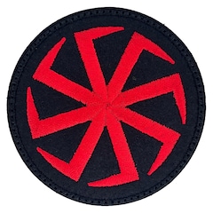 Patch Rouleau Slaves 75 x 75 mm - Red