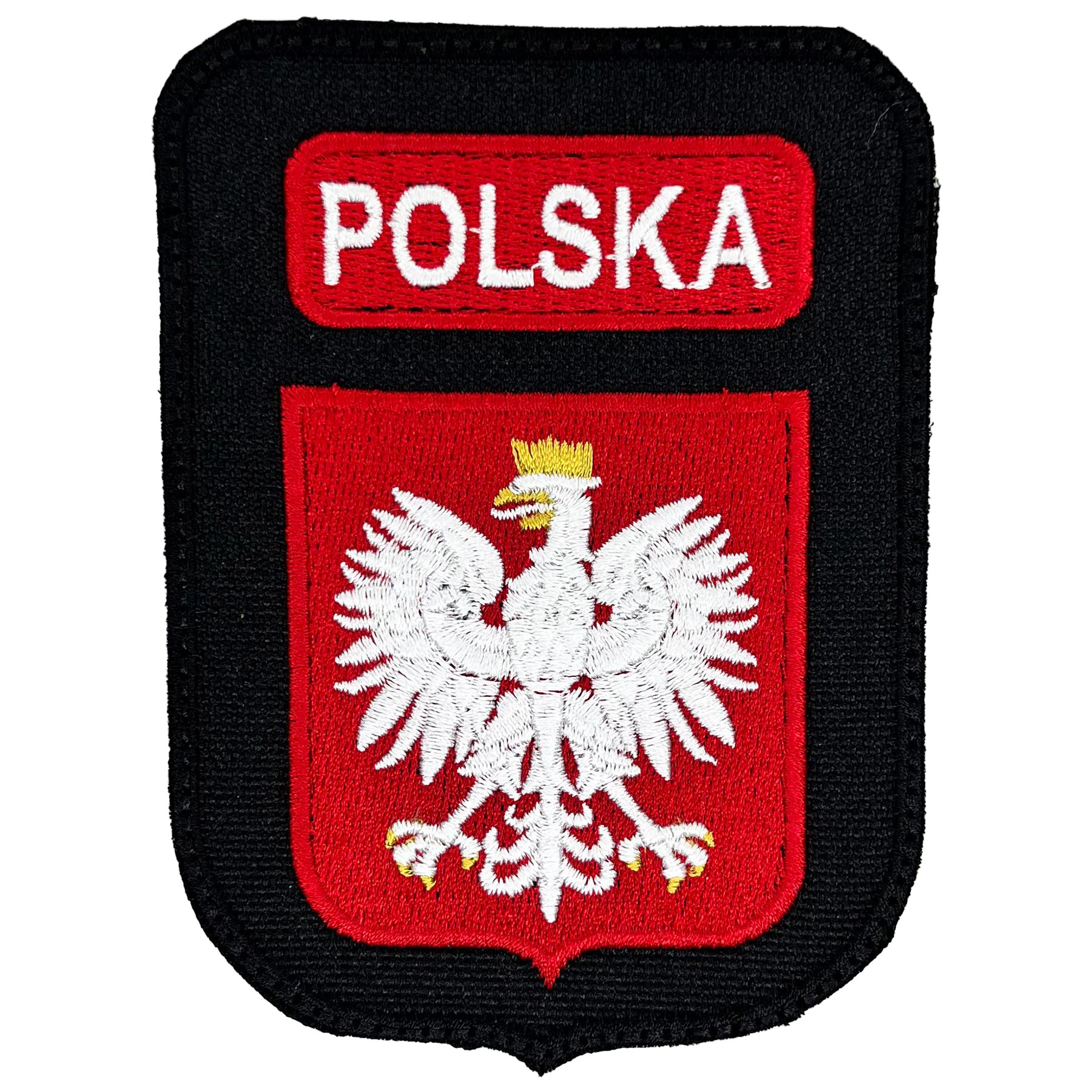 Patch Armoiries de la Pologne 80 x 110 mm
