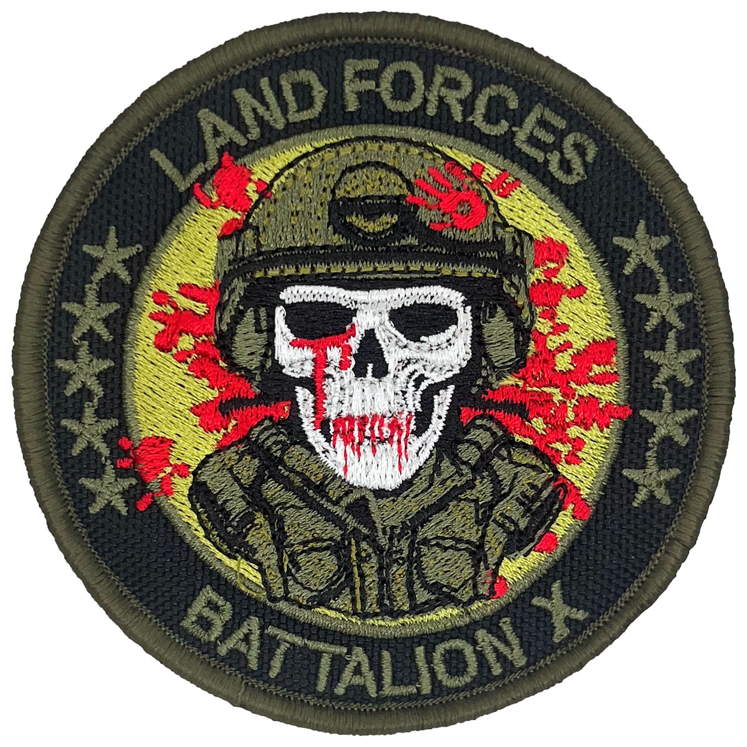 Patch bataillon X 86 x 86 mm