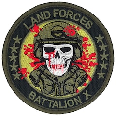 Patch bataillon X 86 x 86 mm