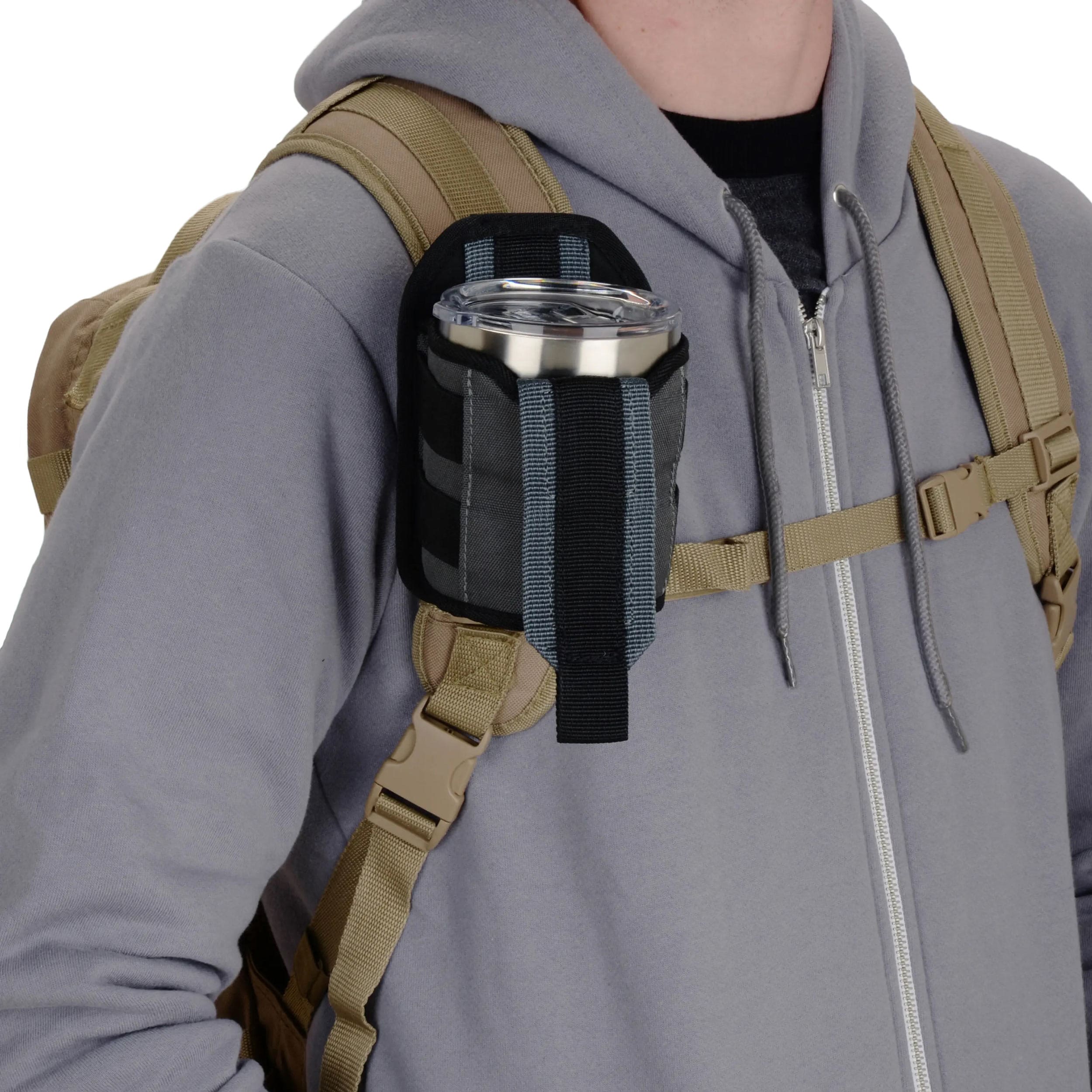 Housse pour bouteille Traveler Drink Holster Nite Ize - Grey