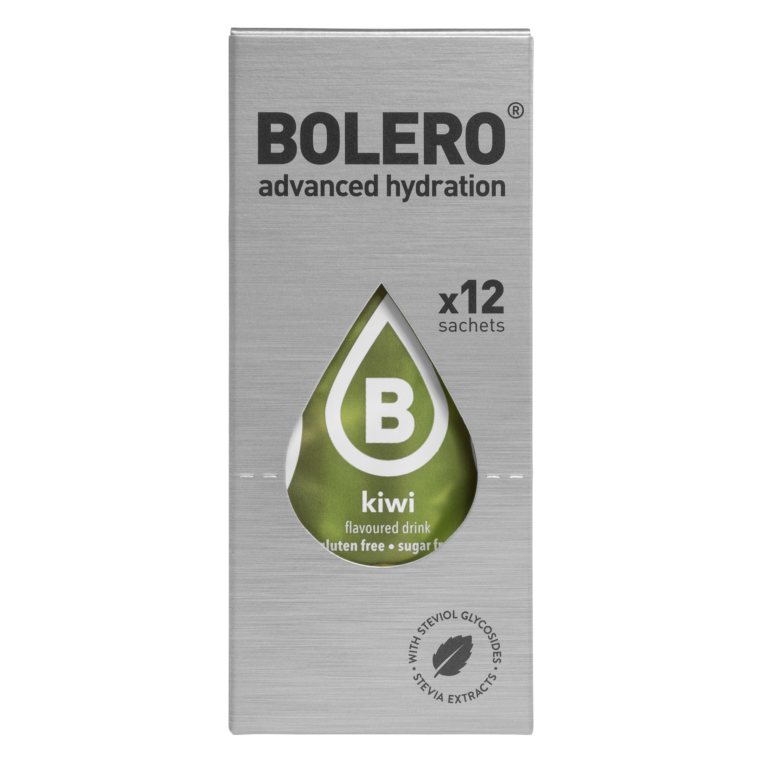 Boisson en poudre Kiwi avec stévia 9 g - 12 pcs. Bolero 