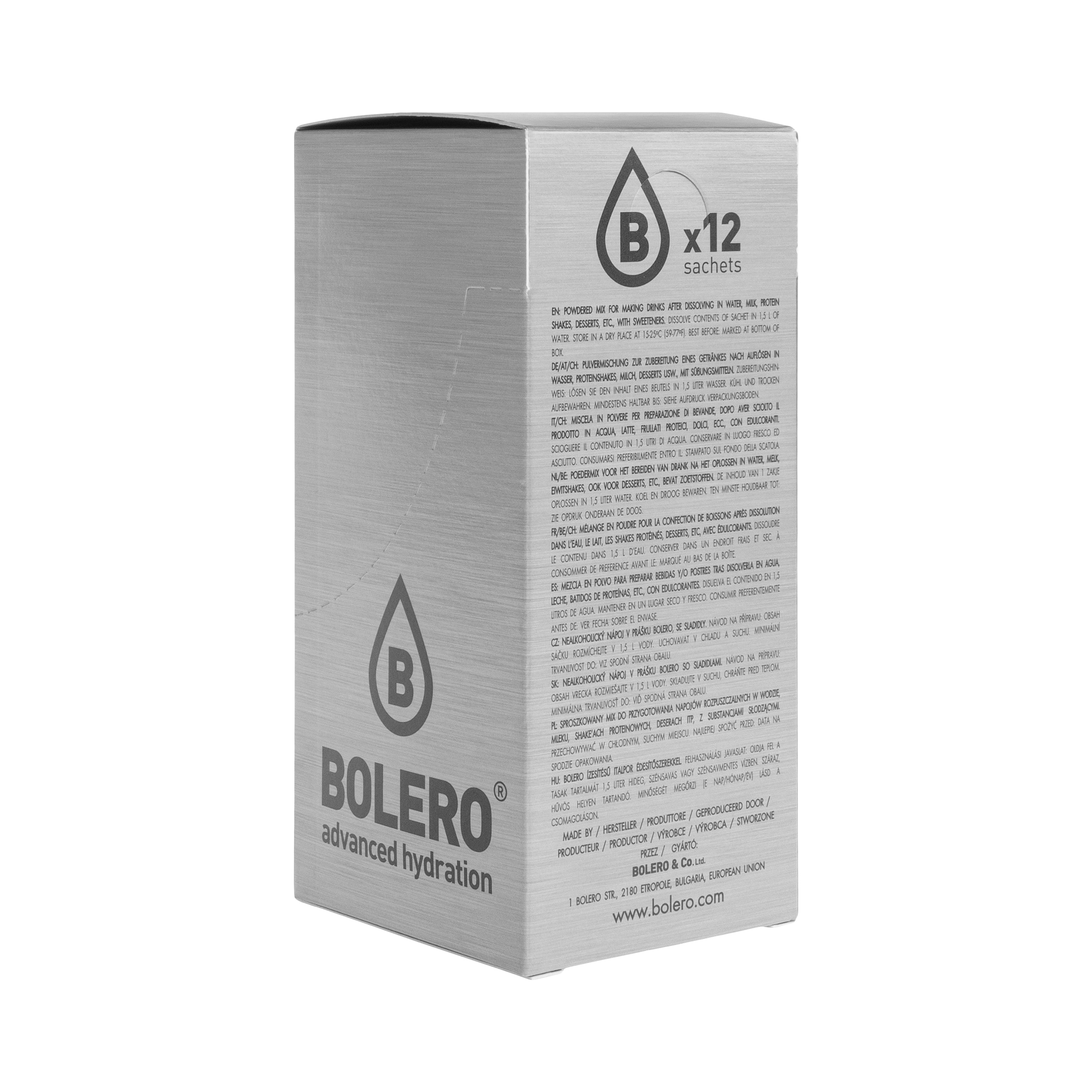 Boisson en poudre Kola avec stévia 9 g - 12 pcs. Bolero 