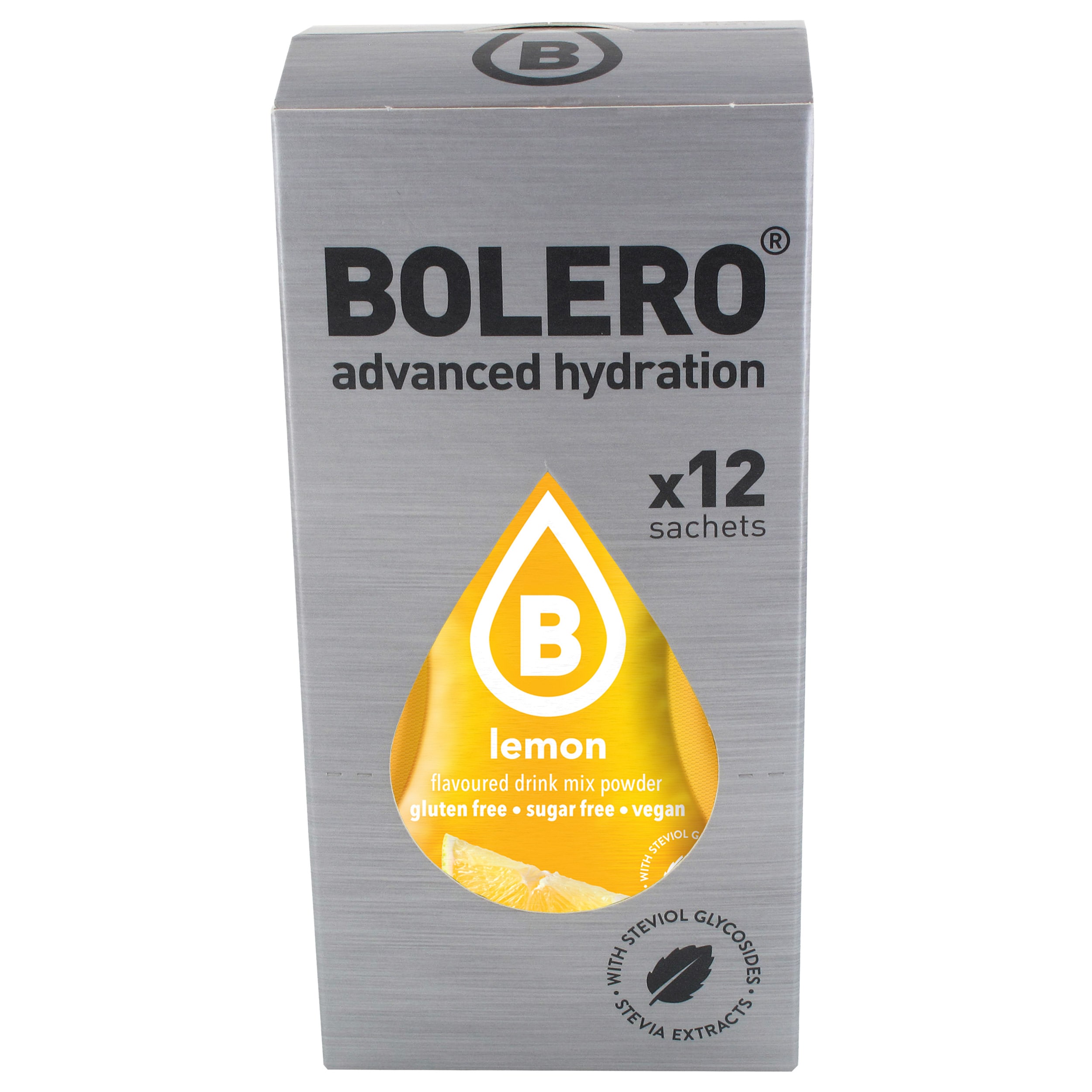 Boisson en poudre Citron avec stévia 9 g - 12 pcs. Bolero