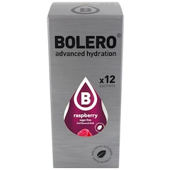 Boisson en poudre à la framboise avec stevia 9 g - 12 pcs. Bolero
