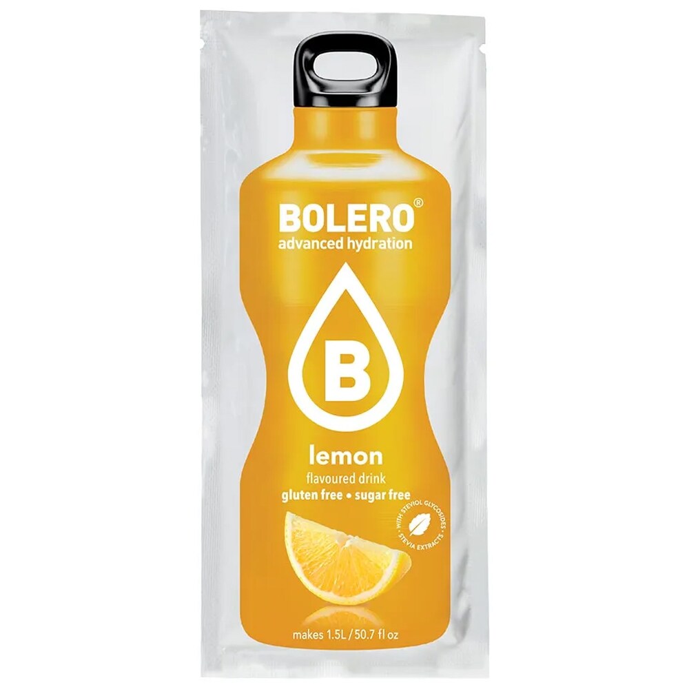 Boisson en poudre au citron avec stévia 9 g Bolero 