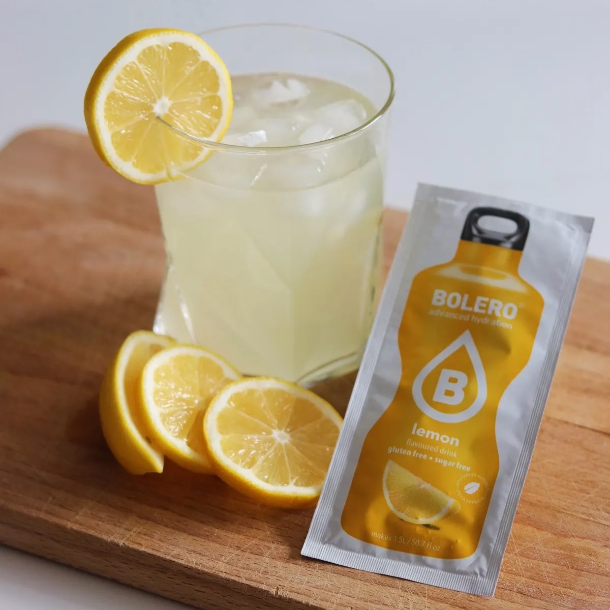 Boisson en poudre au citron avec stévia 9 g Bolero 