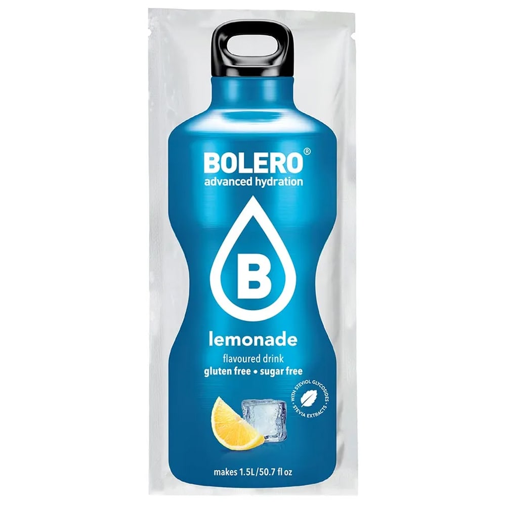 Boisson en poudre à la limonade avec stévia 9 g Bolero