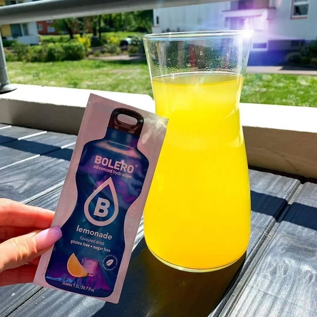 Boisson en poudre à la limonade avec stévia 9 g Bolero