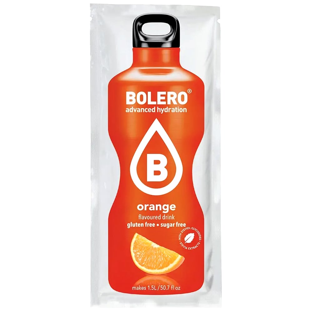 Boisson en poudre Orange avec stévia 9 g Bolero