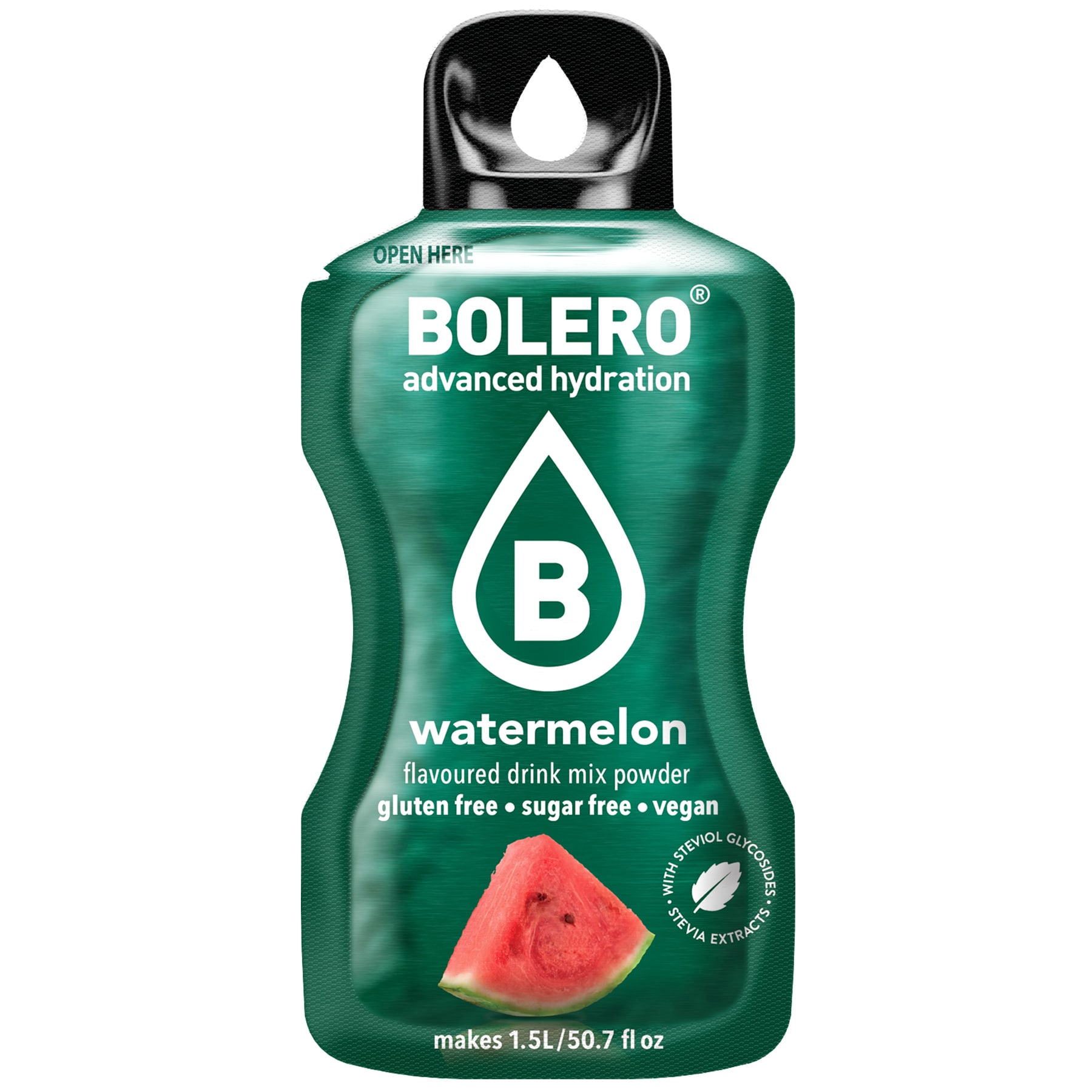 Boisson en poudre Watermelon avec stévia 9 g Bolero 