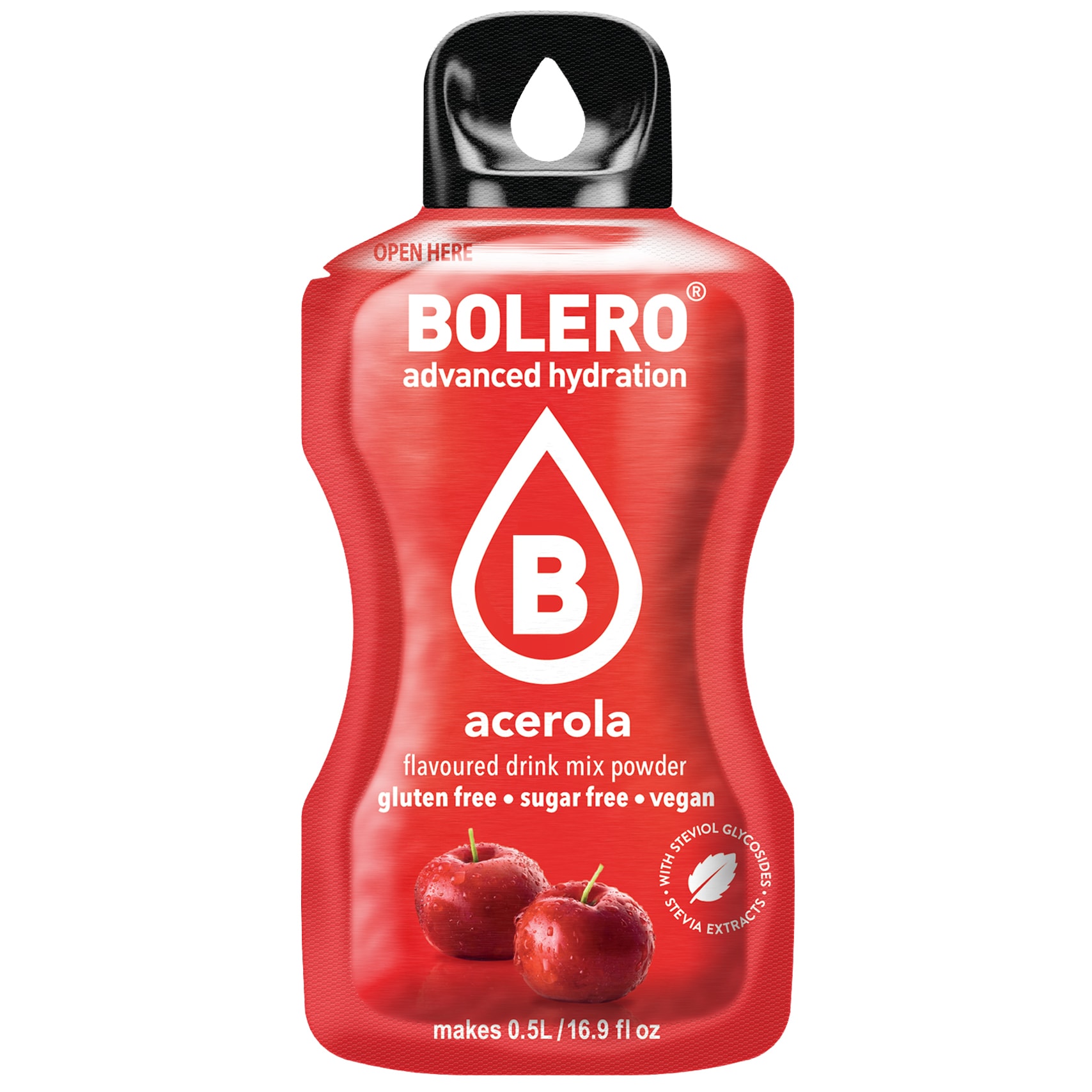 Boisson en poudre Acerola avec stévia 3 g Bolero 