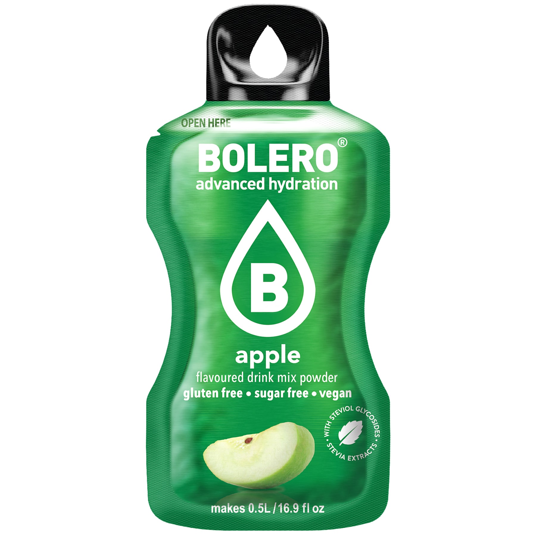 Boisson en poudre Apple avec stévia 3 g Bolero 