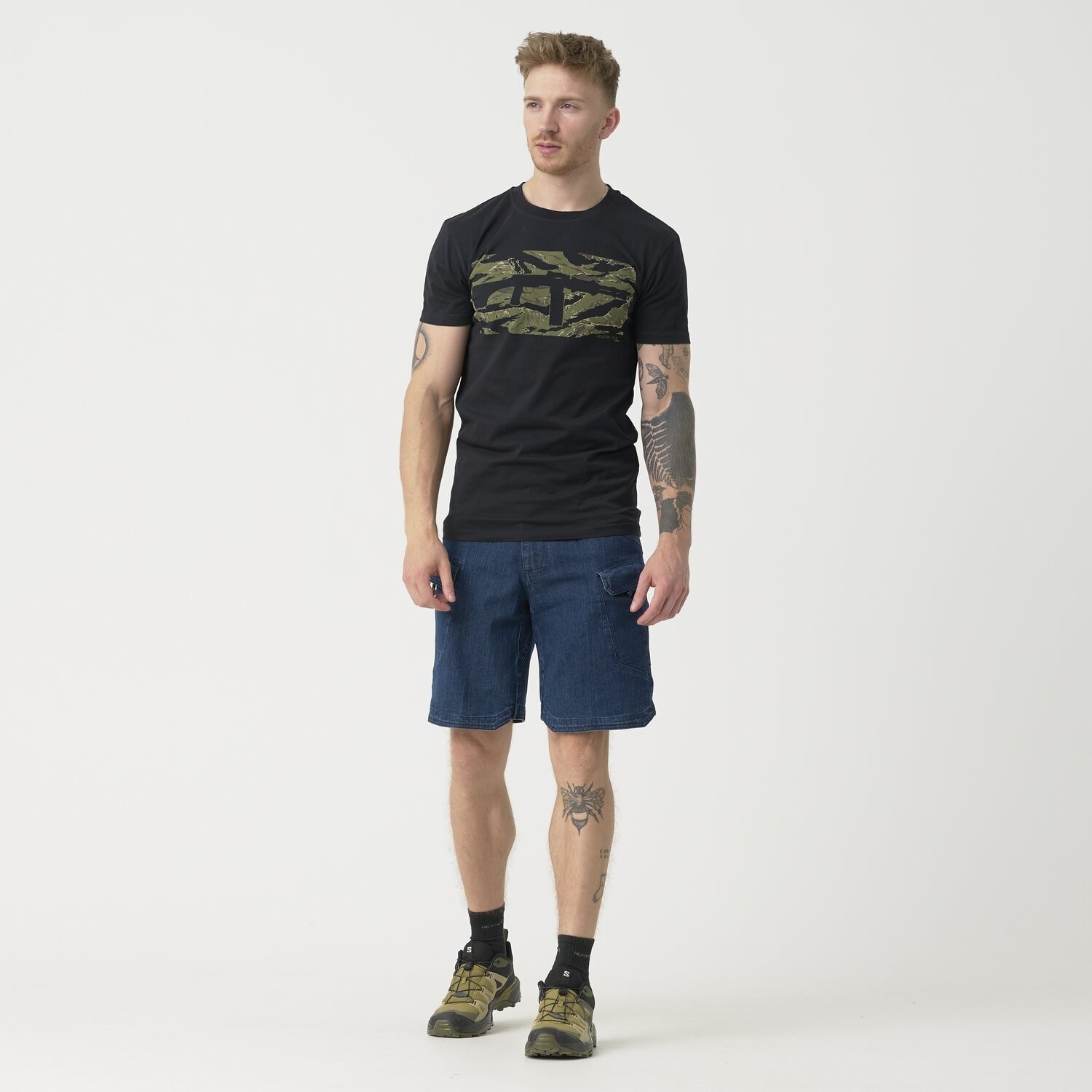 T-Shirt RPD Helikon-Tex - Black/Tiger Stripe