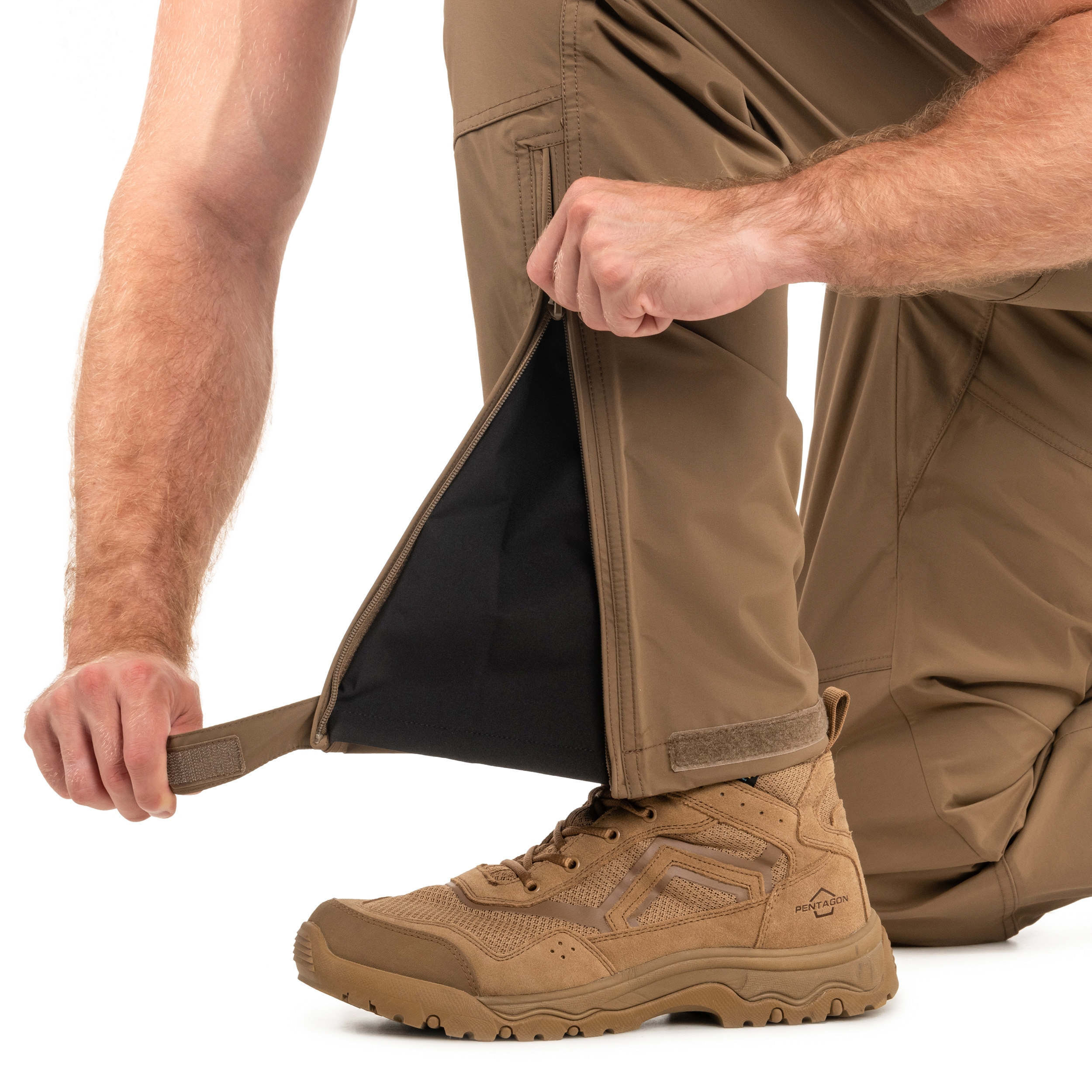 Pantalon avec bretelles Hurricane Pentagon - Coyote