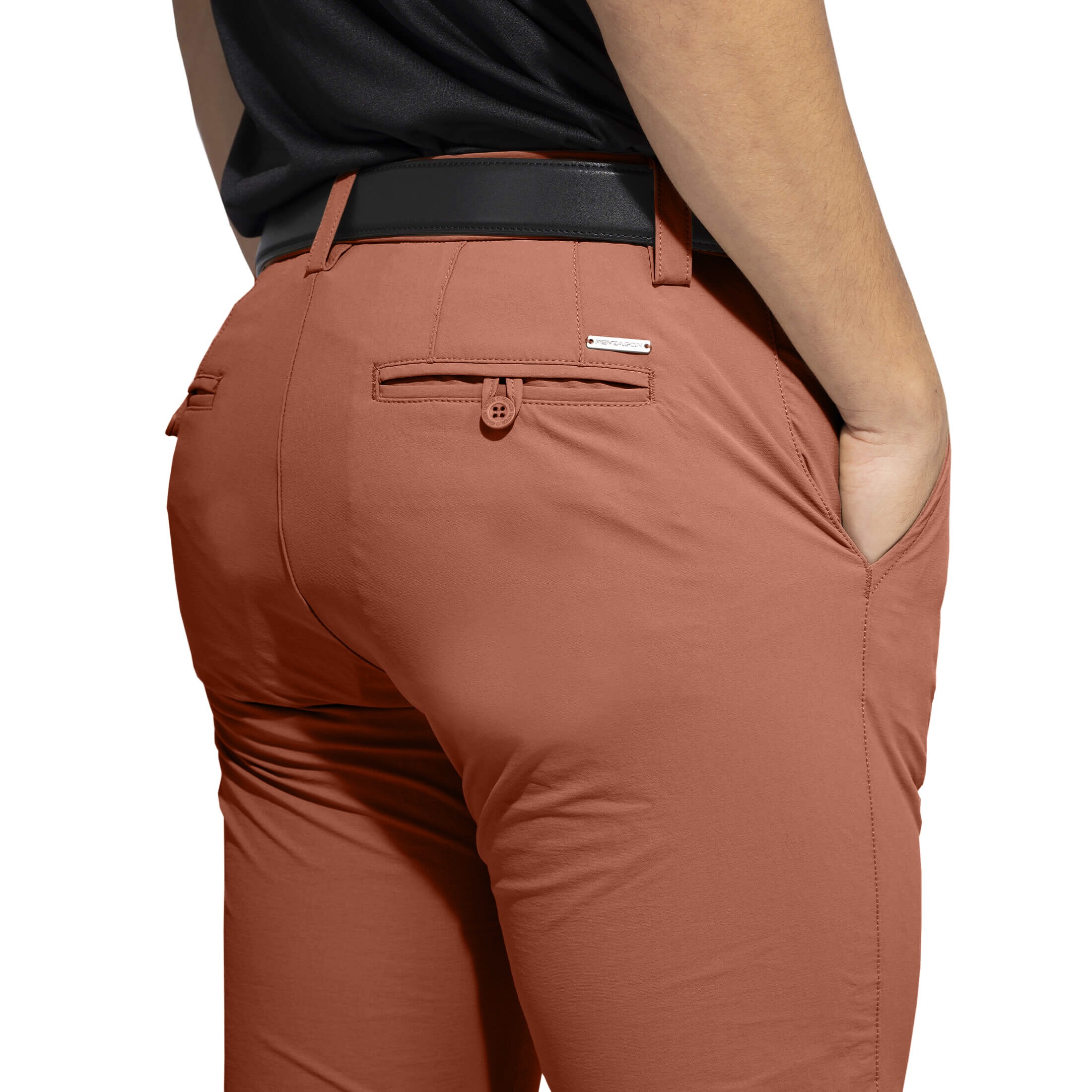 Pantalon imperméable Allure Chino Pentagon - Maroon Red