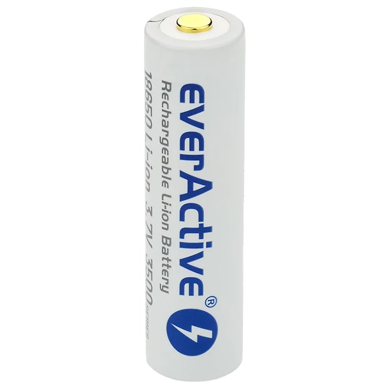 Batterie rechargeable 18650 de 3,7 V avec protection - 3500 mAh everActive