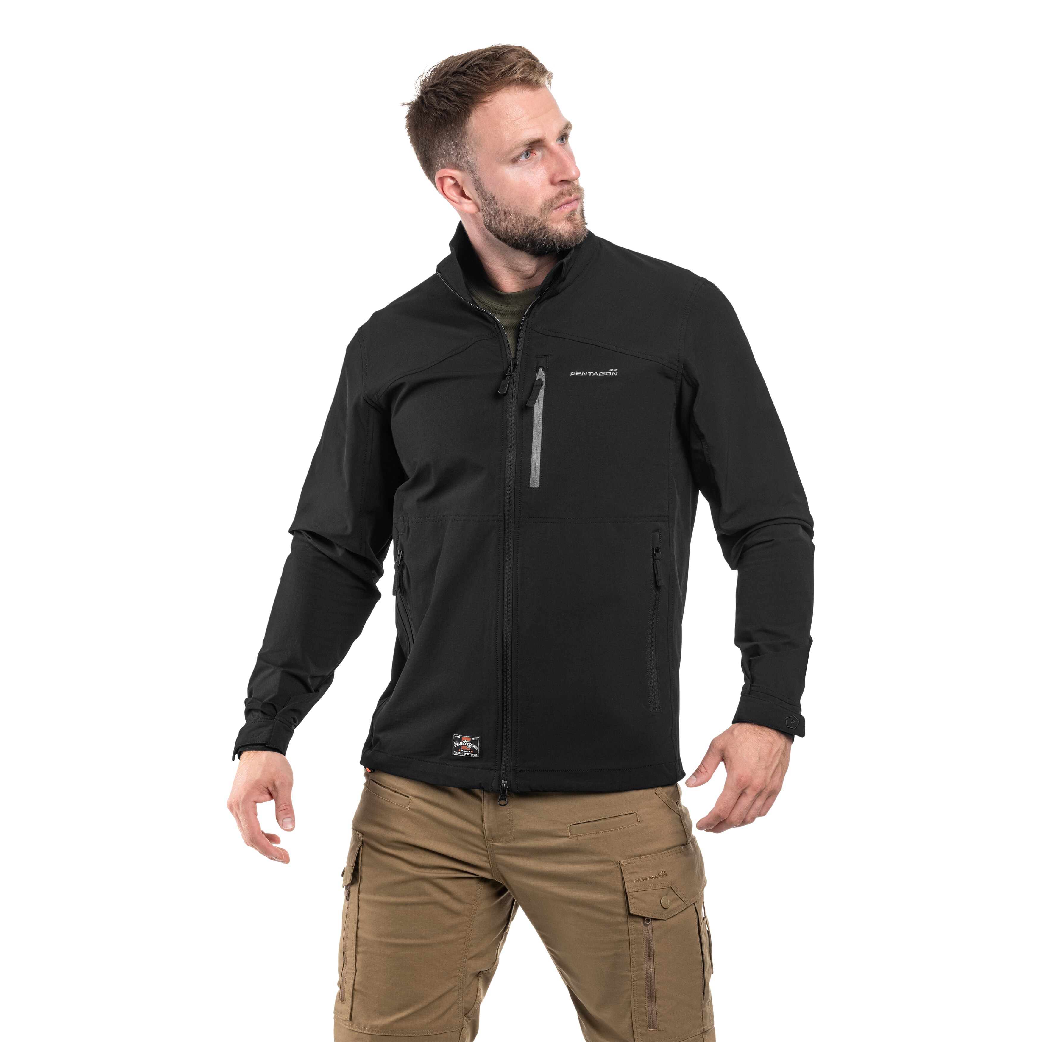 Veste Elite Light Softshell Pentagon - Black