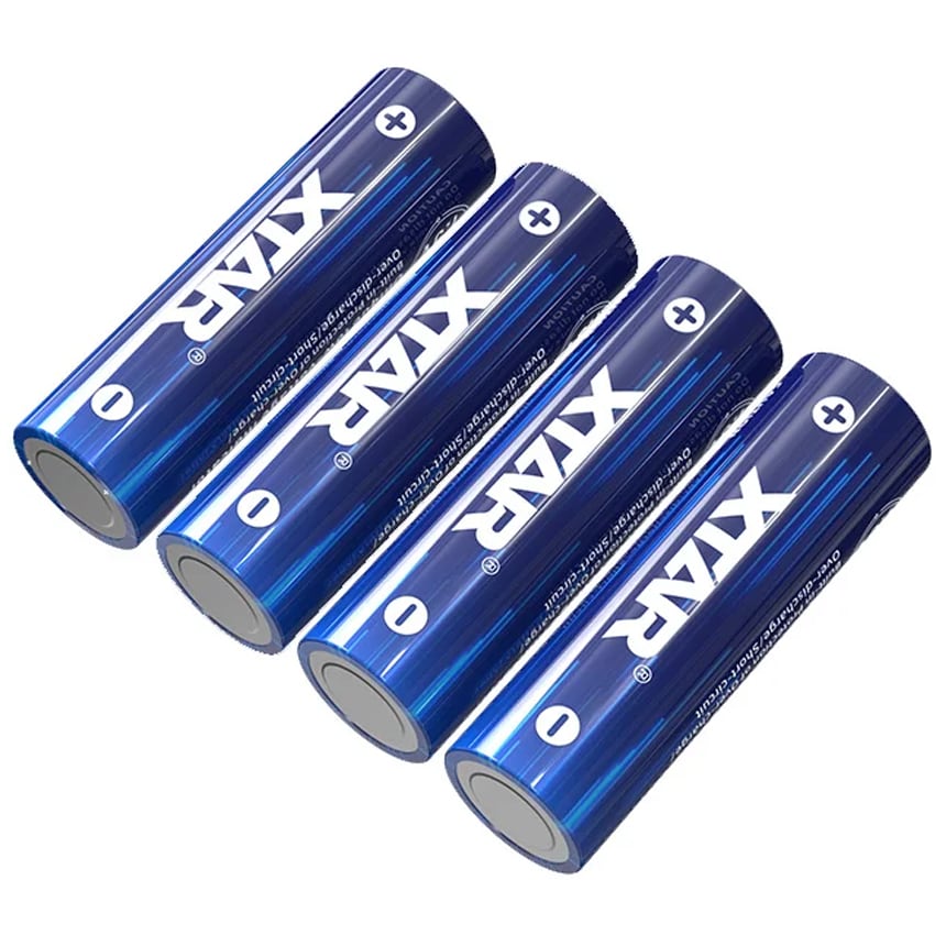 Batterie 1,5 V R6/AA 2500 mAh - 4 pièces Xtar 