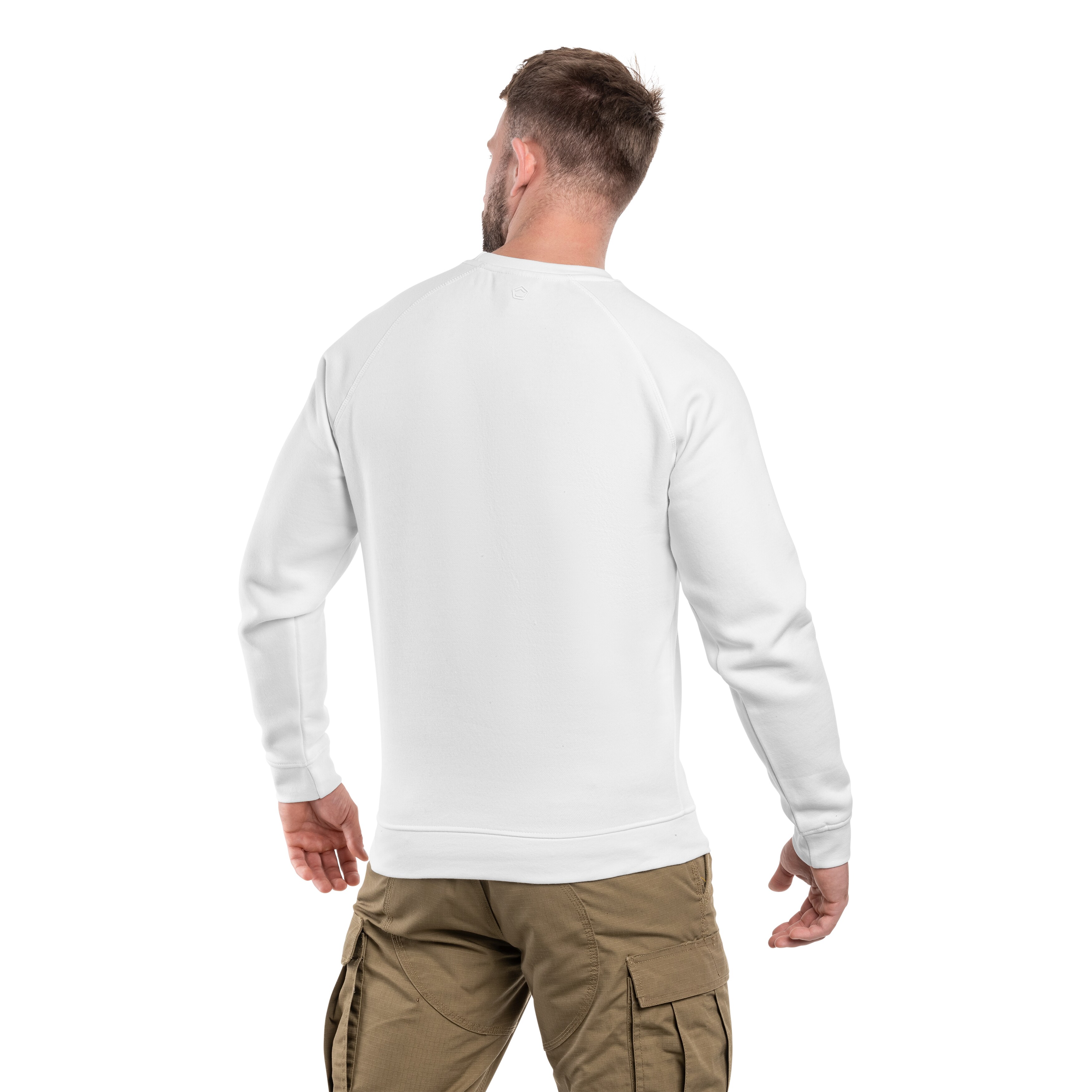 Sweat-shirt Hawk Blank Pentagon - White