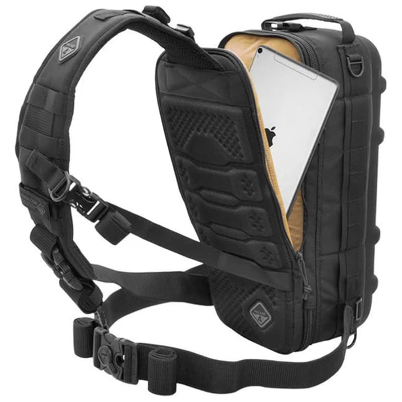 Sac à dos à bandoulière Plan-B Hard Shell Sling Pack 16 L Hazard 4 - Black